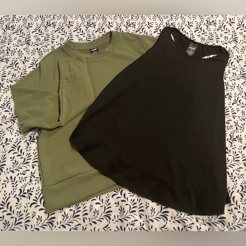 AVIA Crewneck Sweatshirt and Lightweight Racerback Tank